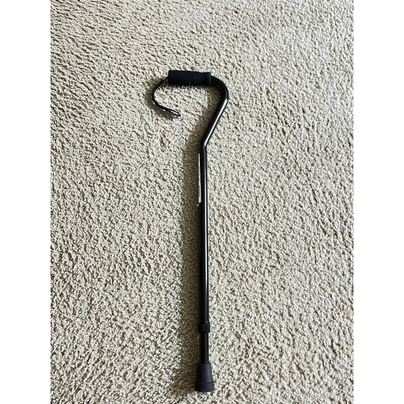 Adjustable Medline Bariatric Heavy‎ Duty Cane with Offset Handle,hold 300 lbs - Picture 6 of 7
